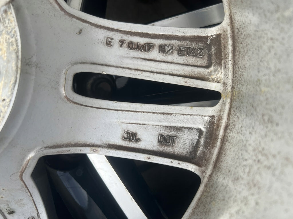 1x Alufelge 17 Zoll 7.0" 5x112 42ET Glanz Silber 8W0601025P Audi Rim Wheel FEL9456652622mw