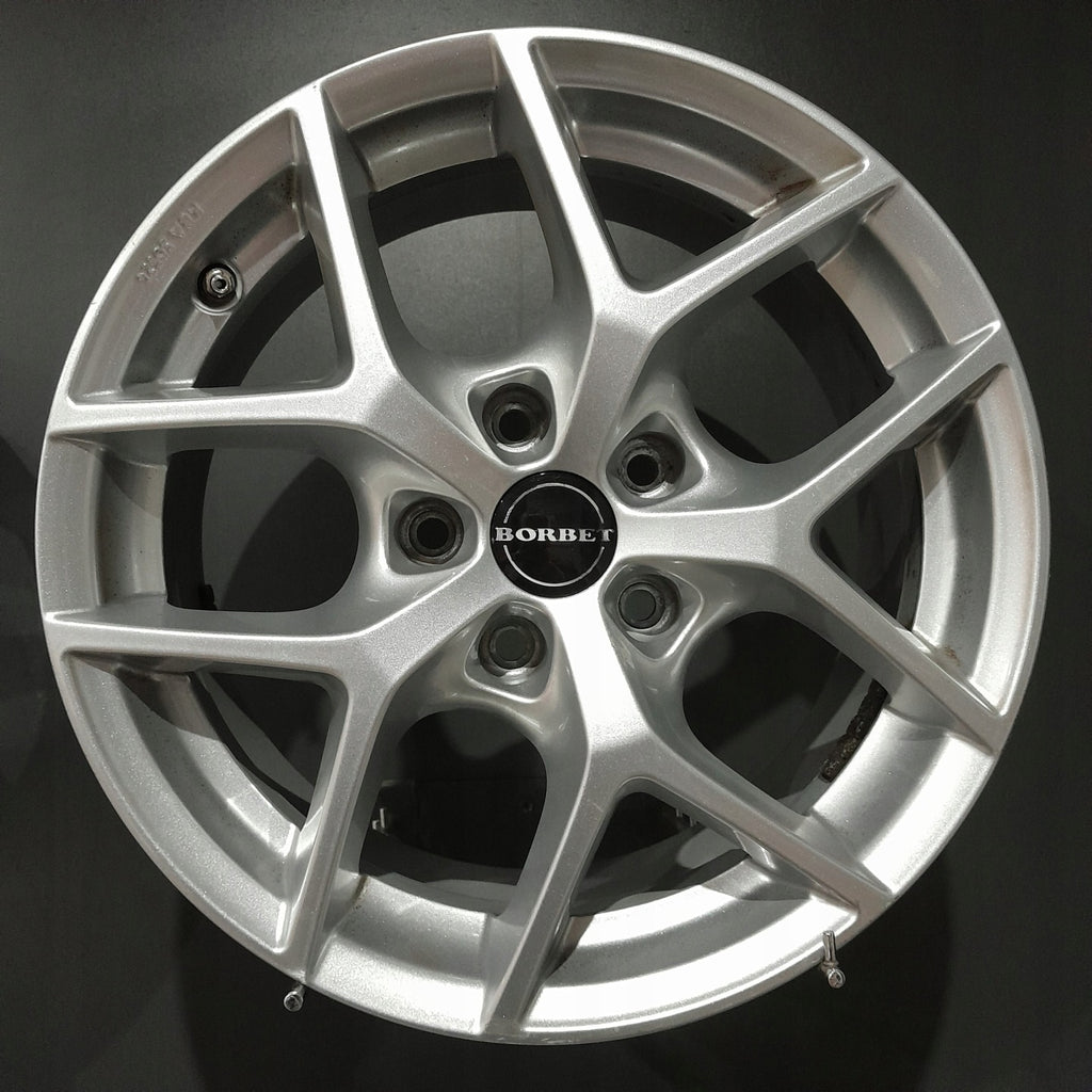 4x Alufelge 16 Zoll 7.0" 5x112 38ET Glanz Silber Audi C6 A4 B6 B7 Rim Wheel FEL6372637230fr