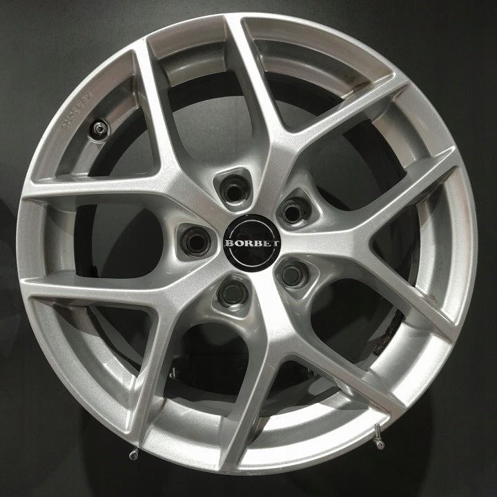4x Alufelge 16 Zoll 7.0" 5x112 38ET Glanz Silber Audi C6 A4 B6 B7 Rim Wheel FEL6372637230fr