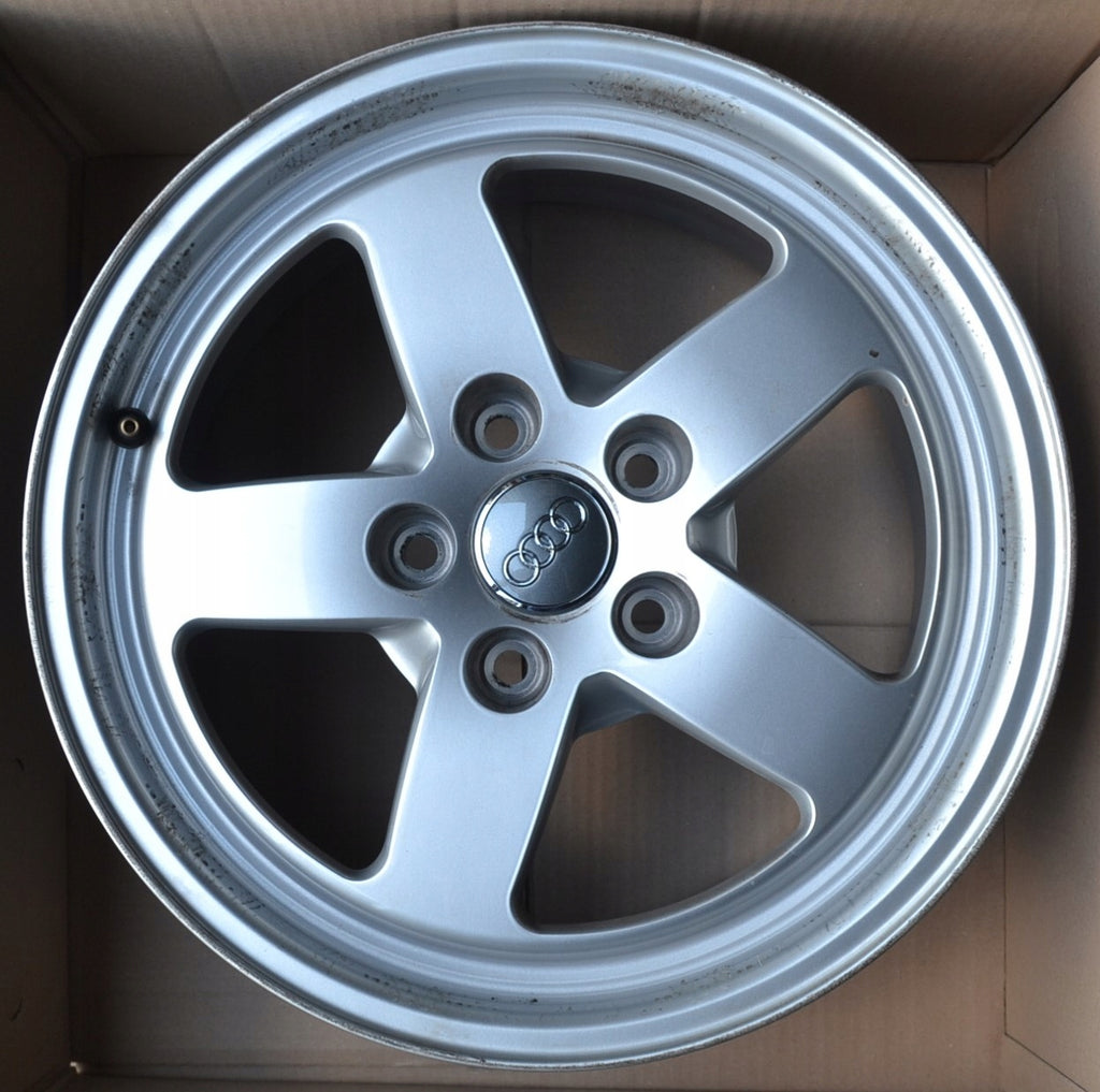 4x Alufelge 16 Zoll 7.0" 5x112 35ET Glanz Silber 8W0601025 Audi A6 A4 Rim Wheel