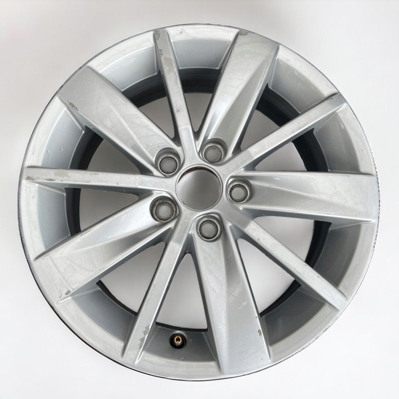 1x Alufelge 15 Zoll 6.0" 5x100 6C0601025 VW Polo Rim Wheel