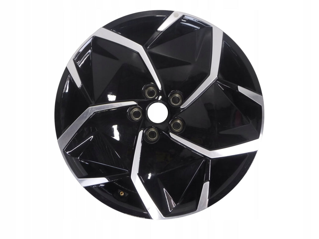 1x Alufelge 19 Zoll 7.5" 5x114.3 49 5ET Glanz Schwarz 52910-G1110 Hyundai FEL1271061444kr