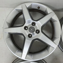 Laden Sie das Bild in den Galerie-Viewer, 4x Alufelge 17 Zoll 6.5" 4x100 41ET Glanz Silber 13189913 Opel Tigra Rim Wheel FEL9253973548eu