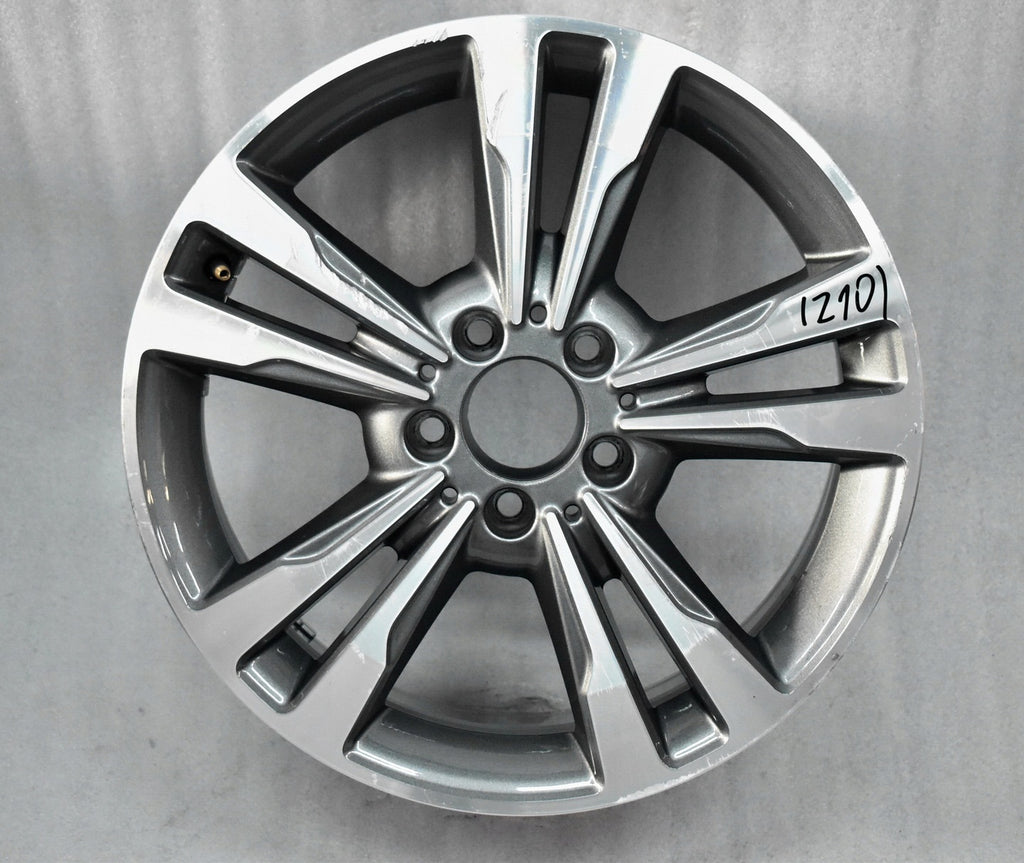 1x Alufelge 17 Zoll 7.5" 5x112 45ET Glanz Grau A2074010600 Mercedes-Benz A207 Mg