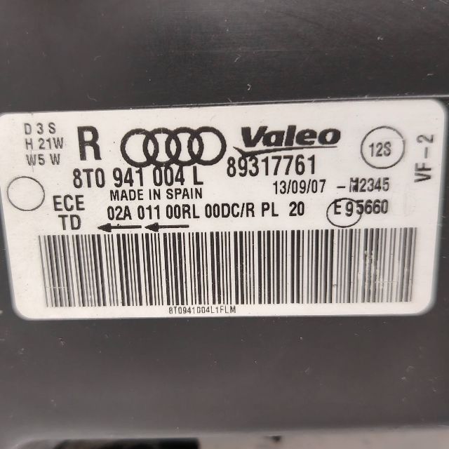 Frontscheinwerfer Audi A5 8T0941004 89317761 Rechts Scheinwerfer Headlight SCH4941206416yf