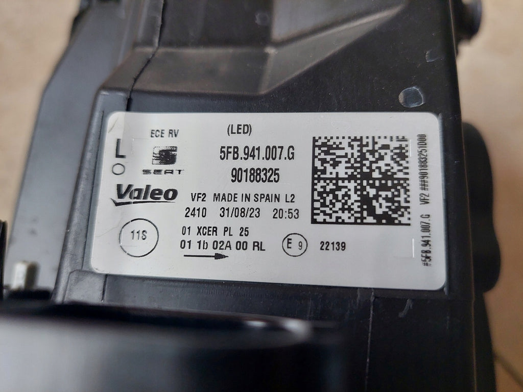 Frontscheinwerfer Cupra Leon 5FB941007 Full LED Links Scheinwerfer Headlight SCH7534390912fu