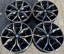 Load image into Gallery viewer, 4x Alufelge 19 Zoll 7.5" 5x112 32ET Glanz Schwarz 7916263 BMW X3 G01 G02 Ix3 G08 FEL4529131939qj