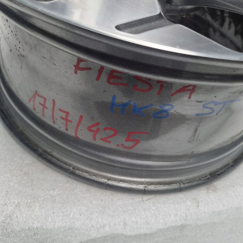 1x Alufelge 17 Zoll 7.0" 4x108 42 5ET Glanz Silber J1BC1007C1A Ford Fiesta FEL4775940798hd