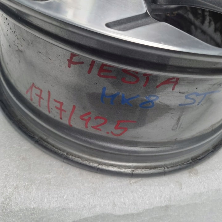 1x Alufelge 17 Zoll 7.0" 4x108 42 5ET Glanz Silber J1BC1007C1A Ford Fiesta FEL4775940798hd