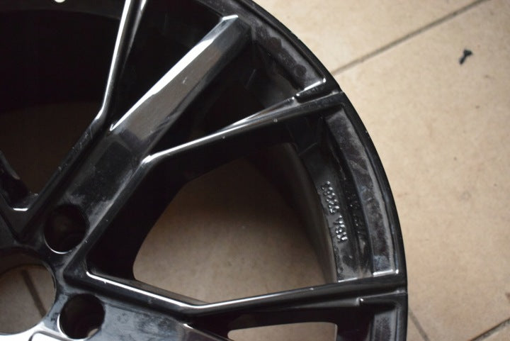1x Alufelge 20 Zoll 9.0" 5x112 20ET Glanz Schwarz Rim Wheel FEL4589525467uu