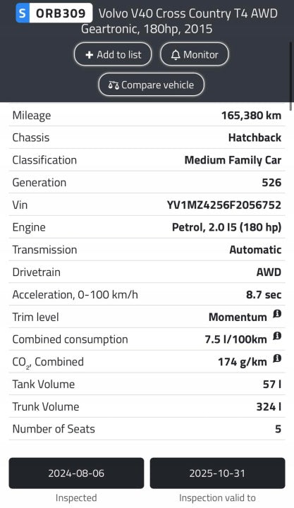 Motor Volvo V40 B5204T8 2.0 180PS 132kW 165TKm 2012 Benzin Engine Unkomplett MOT6780365861bc