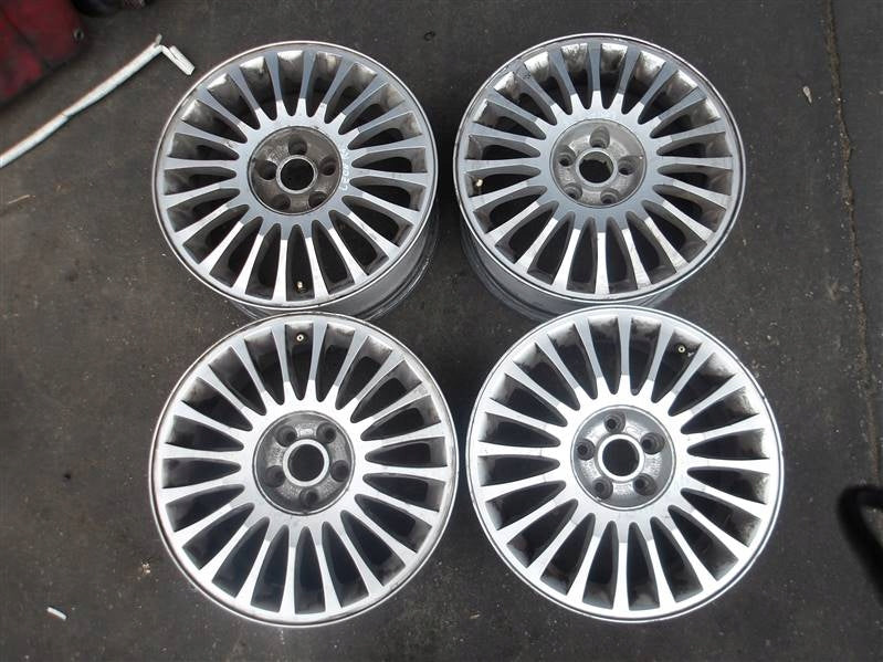4x Alufelge 16 Zoll 7.0" 5x100 42ET Grau 1M0601025E Seat Leon Rim Wheel FEL5272576306ai