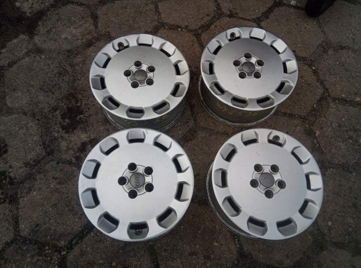 4x Alufelge 16 Zoll 7.5" 5x112 40ET Audi Rim Wheel FEL8462412898bk