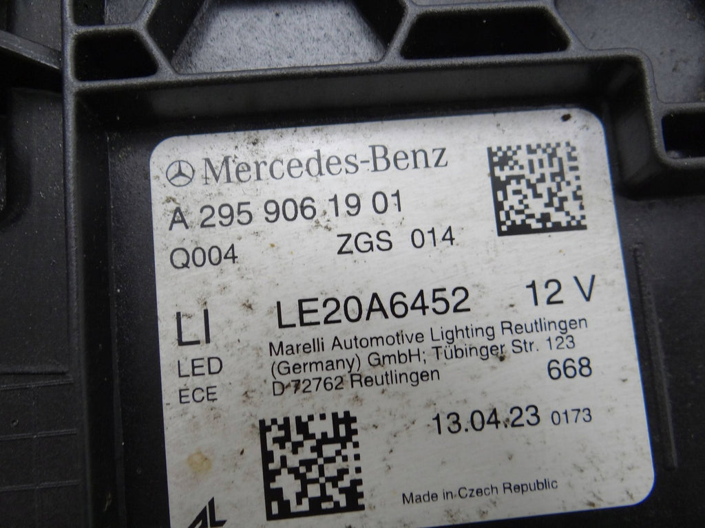 Frontscheinwerfer Mercedes-Benz Eqe A2959061901 LED Links Scheinwerfer Headlight SCH6679247446sn