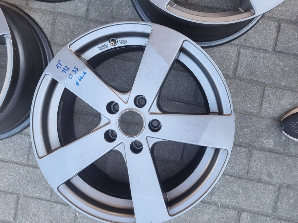 4x Alufelge 17 Zoll 7.5" 5x112 35ET Graphit TTD78GA35 Audi I Rim Wheel FEL9761488596tp