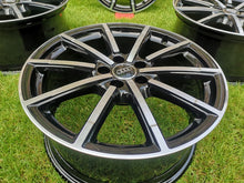 Load image into Gallery viewer, 4x Alufelge 19 Zoll 8.5" 5x112 43ET Glanz Schwarz 4G9601025J Audi A6 Allroad C7 FEL1741051230gf