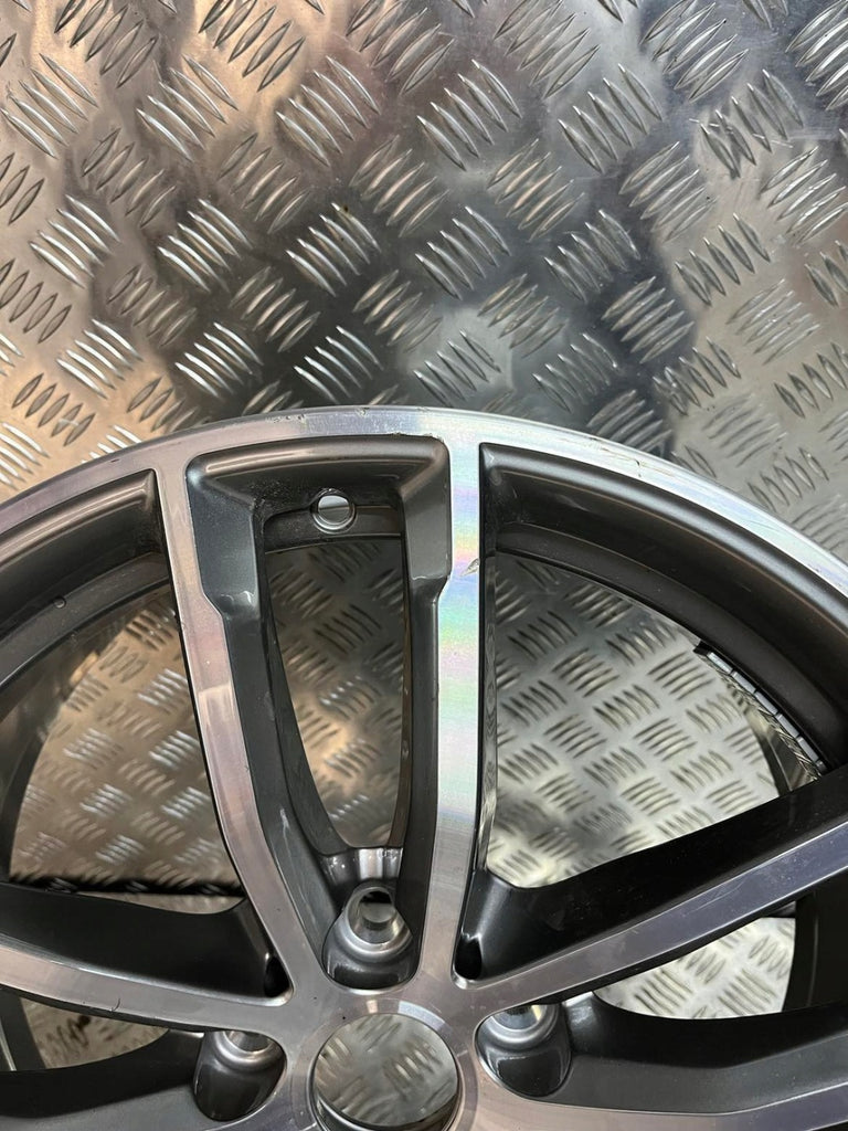 1x Alufelge 18 Zoll 8.0" 5x112 Glanz Silber 8093915 BMW Rim Wheel FEL6214253417pm