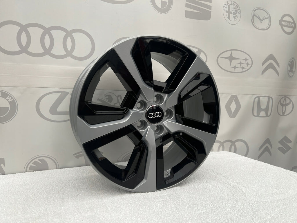 4x Alufelge 17 Zoll 7.5" 5x100 46ET Glanz Silber 82A601025H Audi Rim Wheel FEL6393954723ev