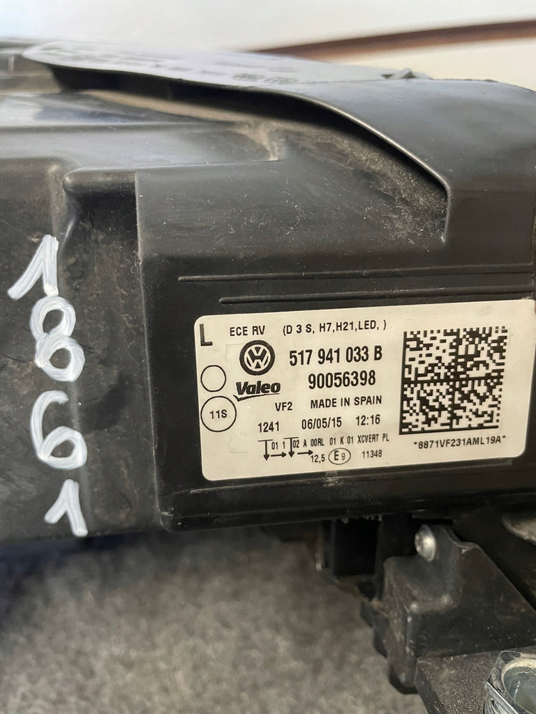 Frontscheinwerfer VW Golf Sportsvan 517941033B Xenon Links Headlight SCH1138833114ih