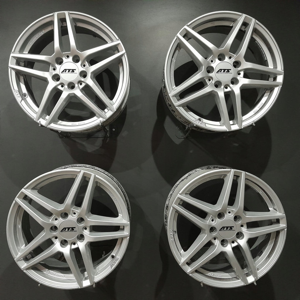 4x Alufelge 17 Zoll 7.0" 5x112 44 5ET Glanz Silber KBA50255 Mercedes-Benz W206 FEL7168503267xk