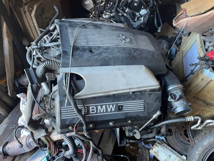 Motor BMW 5 E39 M62B35 3.5 230TKm 2000 Benzin Engine Unkomplett MOT6576468363kx