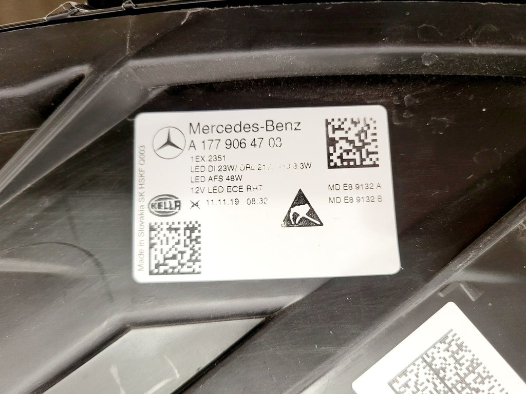 Frontscheinwerfer Mercedes-Benz W177 A1779064703 LED Links Headlight SCH9355818580qr