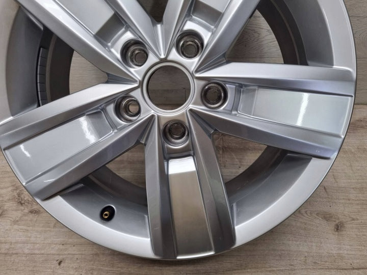 1x Alufelge 17 Zoll 7.0" 5x120 55ET Glanz Silber 7E0601025P VW Multivan FEL6221136681km
