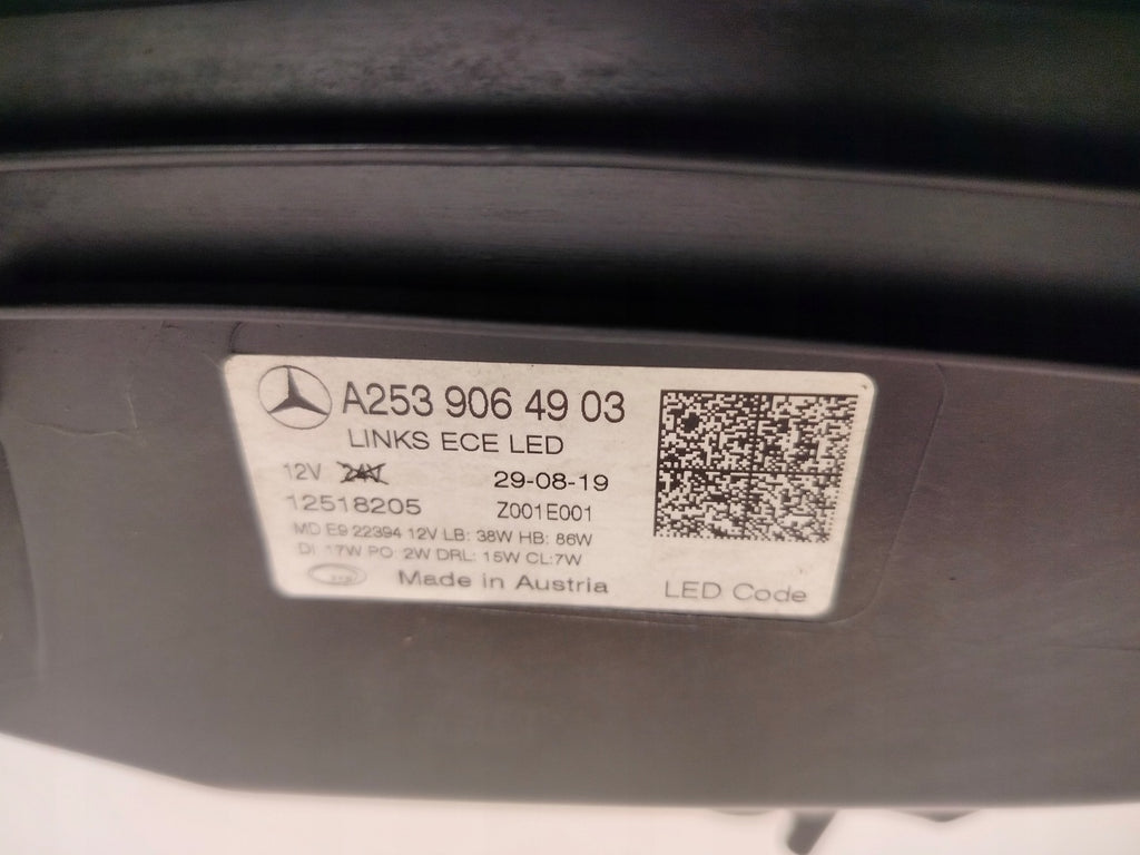 Frontscheinwerfer Mercedes-Benz Glc A2539064903 Ein Stück (Rechts oder Links) SCH9268682077av