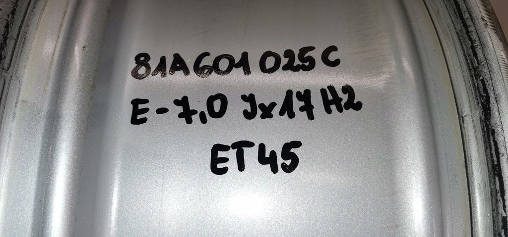 1x Alufelge 17 Zoll 7.0" 5x112 45ET 81A601025C Audi Q2 Rim Wheel FEL3331258897gm