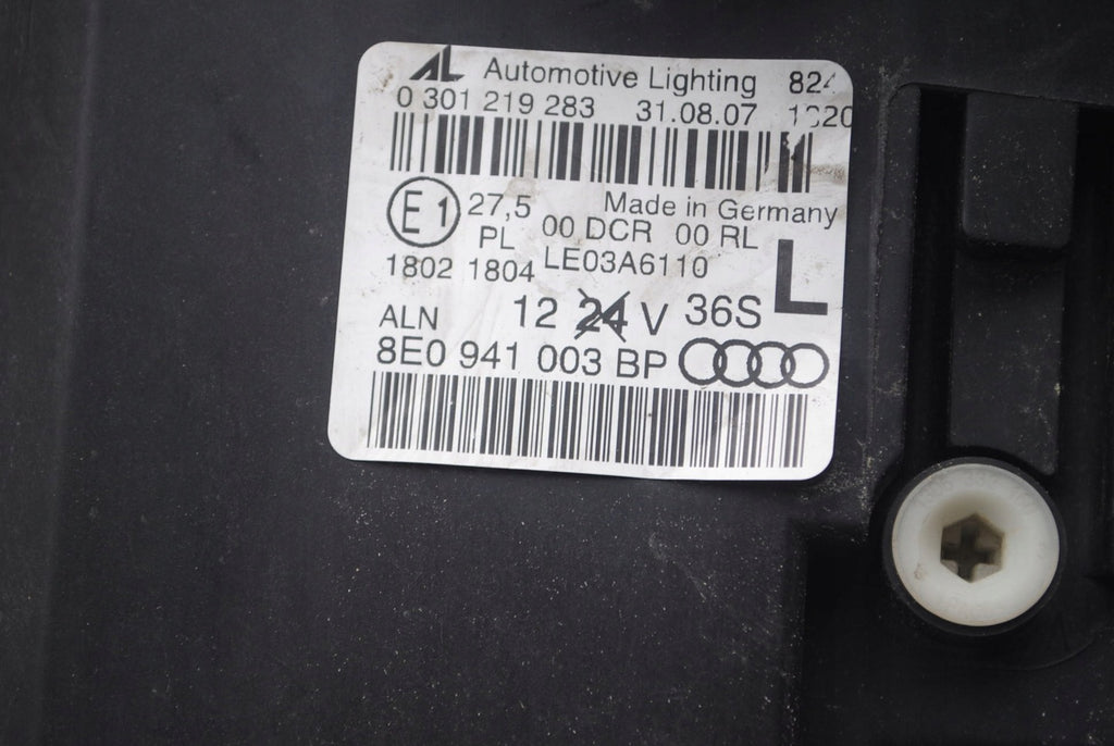 Frontscheinwerfer Audi A4 B7 8E0941003BP Links Scheinwerfer Headlight
