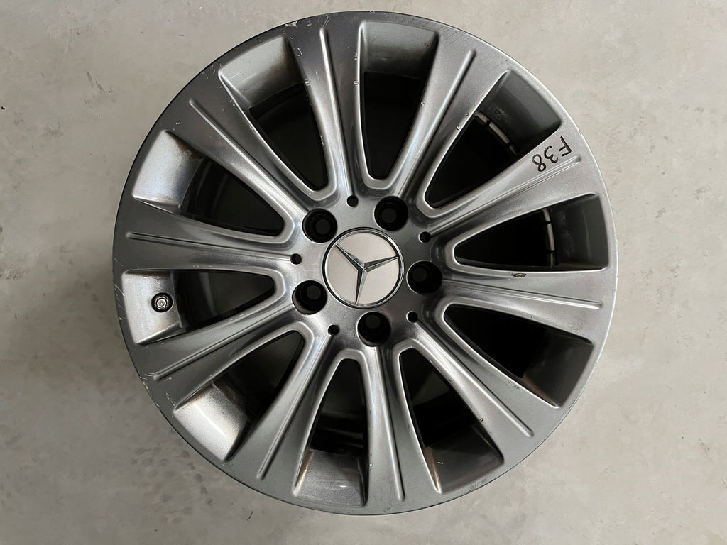 1x Alufelge 16 Zoll 8.0" 5x112 46ET Glanz Graphit A2124015802 Mercedes-Benz W212