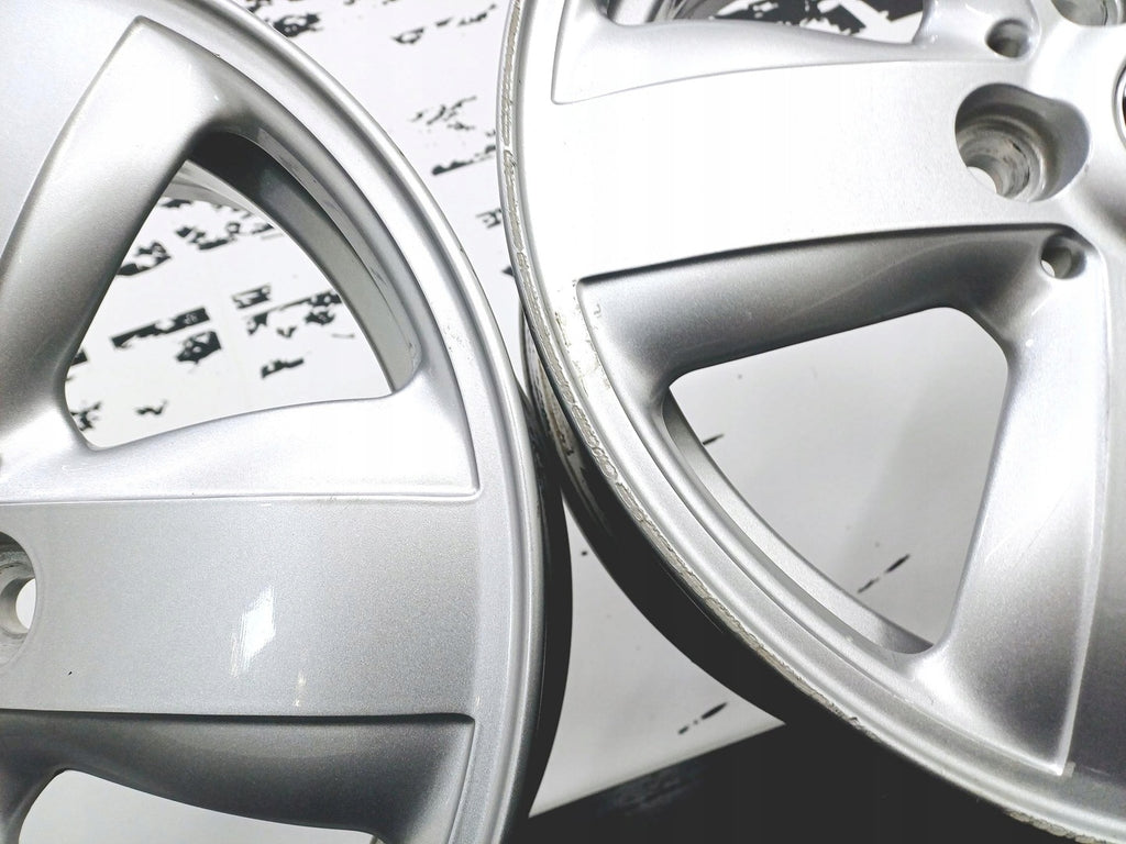 4x Alufelge 15 Zoll 5.5" 5x112 46ET Glanz Silber 6855101 Mini Rim Wheel