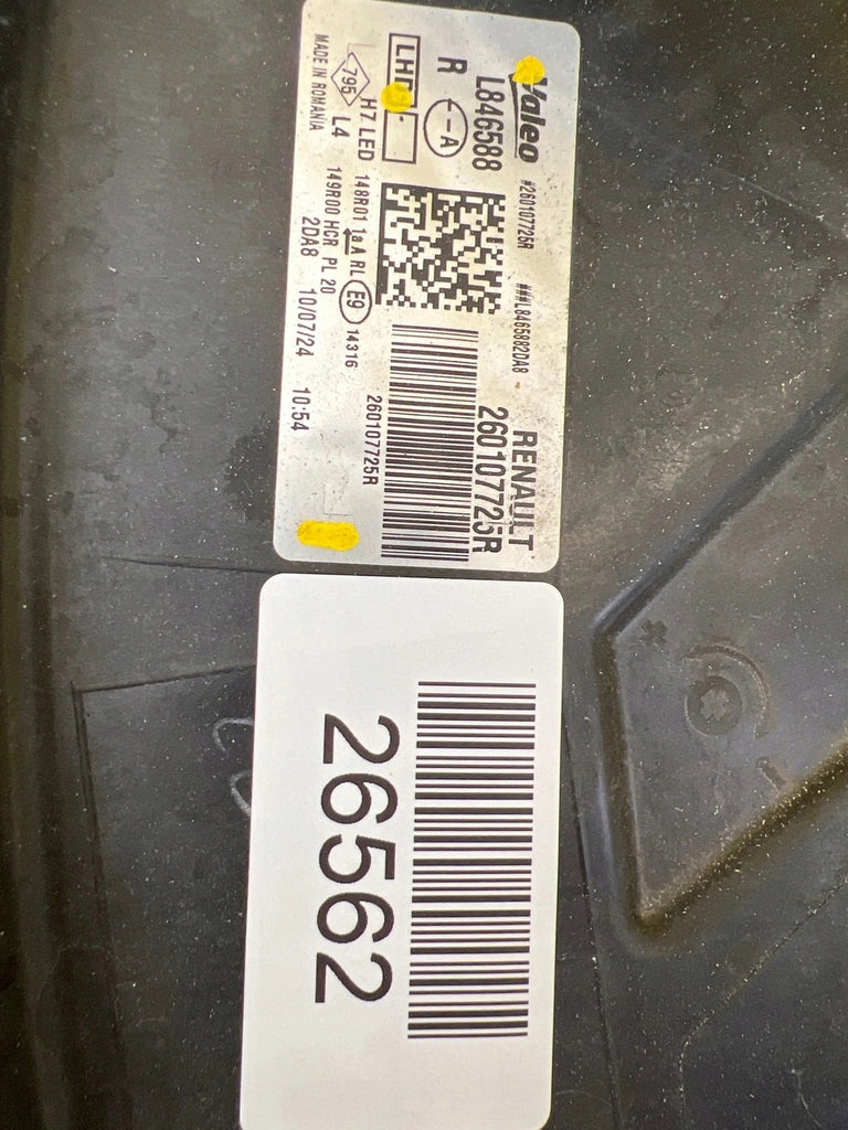 Frontscheinwerfer Dacia Duster 260107725R LED Rechts Scheinwerfer Headlight SCH8264804847tx