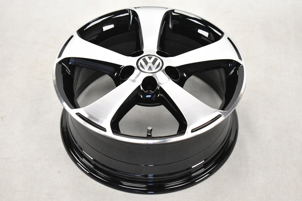 4x Alufelge 15 Zoll 6.0" 5x100 40ET Glanz Silber 6R0071495A VW Polo Rim Wheel FEL1773971680cl