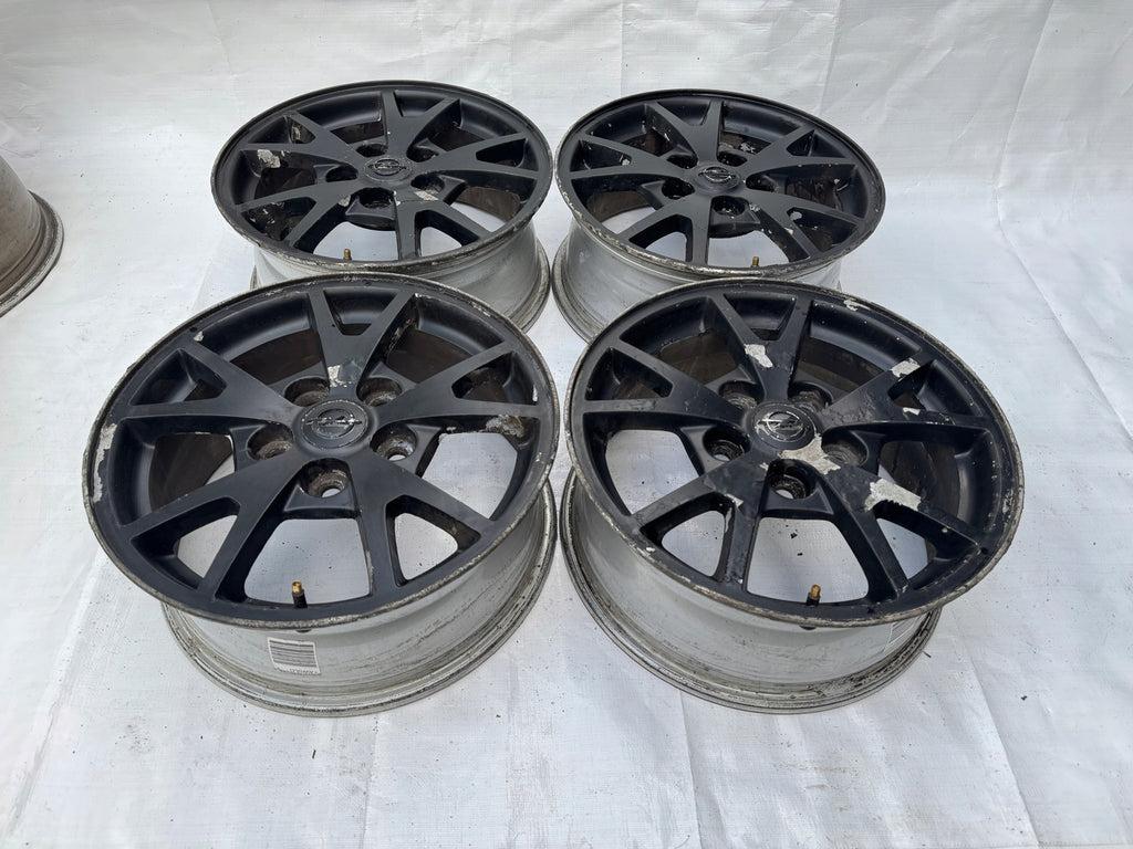 4x Alufelge 16 Zoll 6.5" 5x120 41ET Glanz Silber 9598181 Opel Rim Wheel