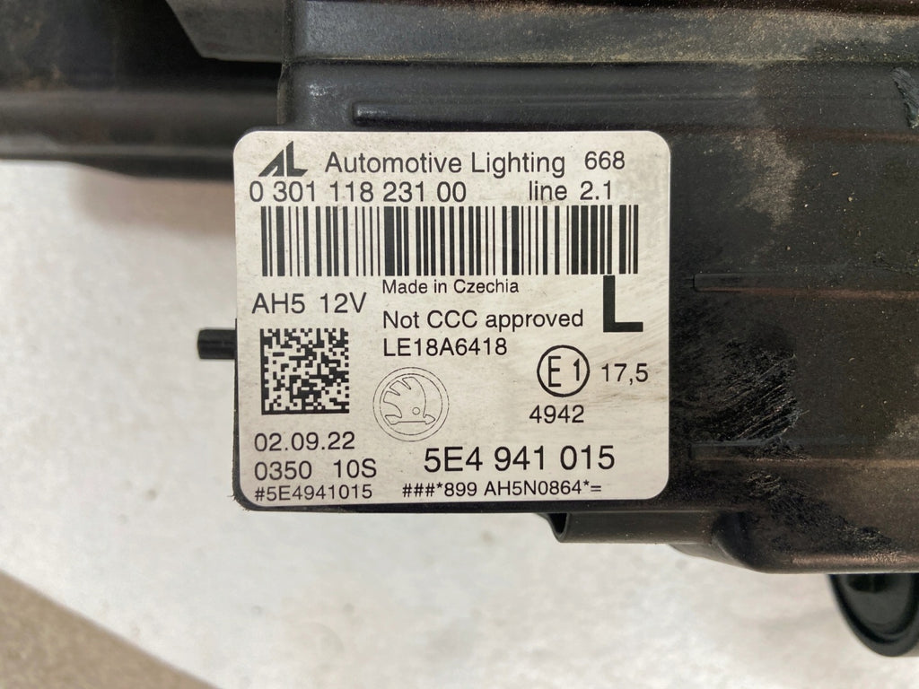 Frontscheinwerfer Skoda Octavia I 5E4941015 LED Links Scheinwerfer Headlight SCH1014306910tc
