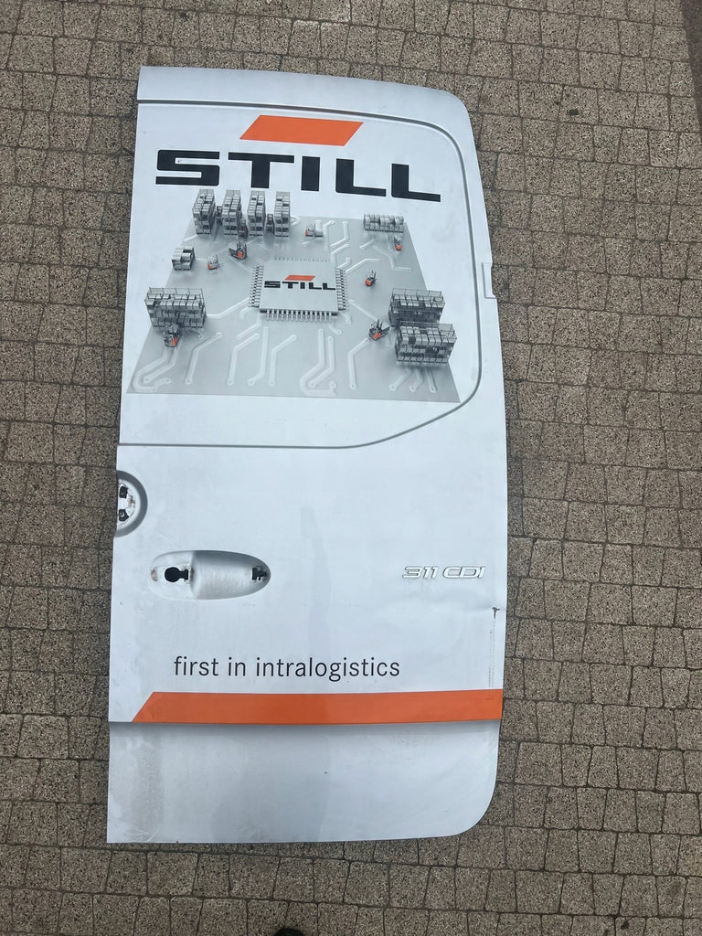 Tür Mercedes-Benz Sprinter A9077421700 Hinten Rechts Silber Door Porta Porte