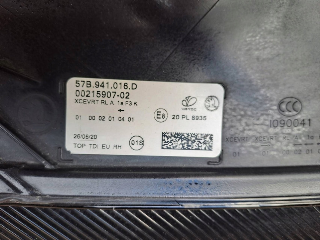 Frontscheinwerfer Skoda Karoq 57B941016D Rechts Scheinwerfer Headlight SCH7614806183rk