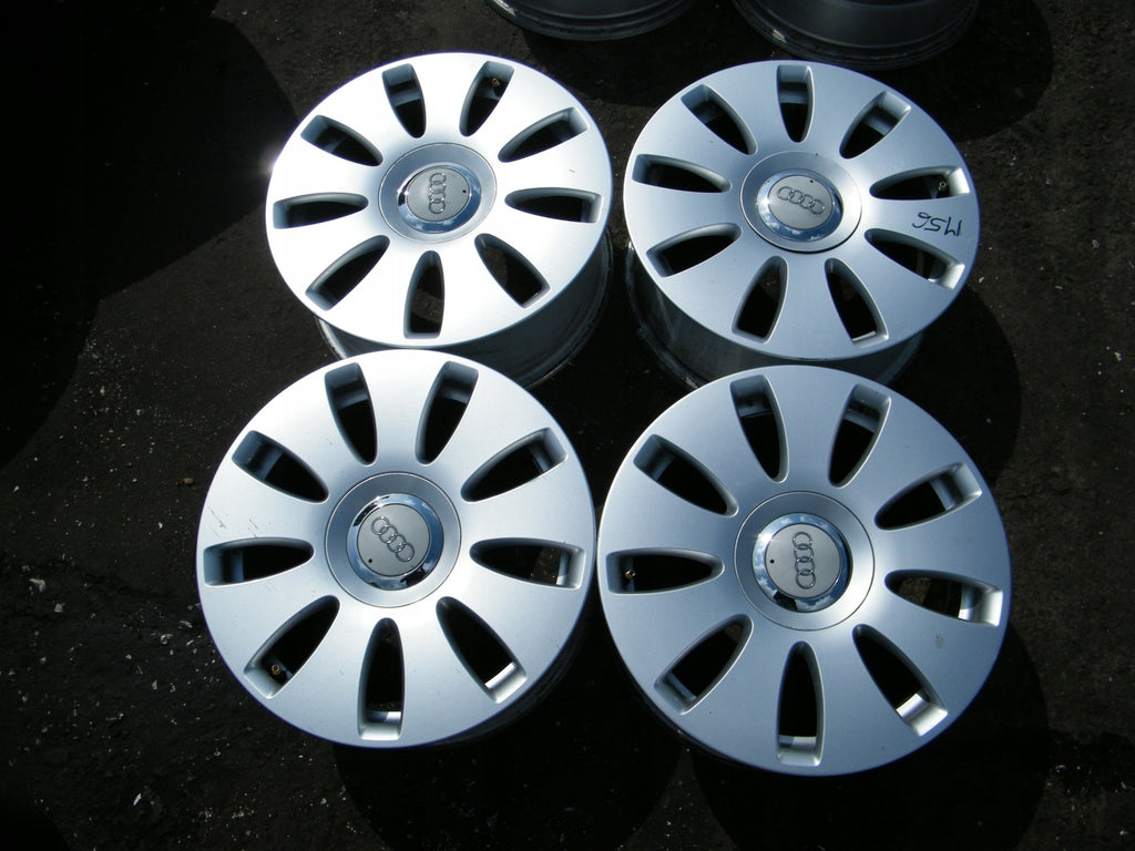 1x Alufelge 16 Zoll 7.0" 5x112 42ET Glanz Silber 8T0601025B Audi B6 B7 Rim Wheel