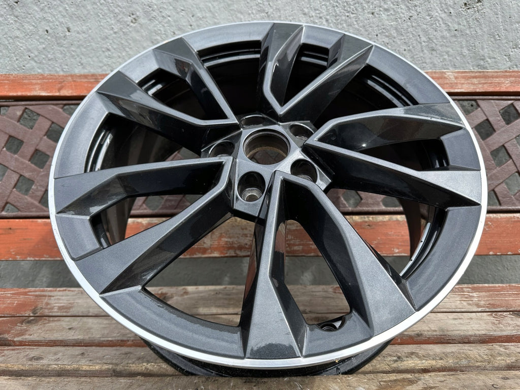 1x Alufelge 18 Zoll 7.0" 5x112 45ET Glanz Graphit 57A601025AS Skoda Karoq FEL5559730620cr