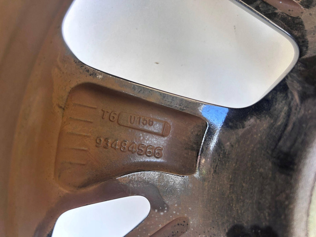 1x Alufelge 16 Zoll 6.5" 4x108 32ET Glanz Schwarz 93484566 Opel Corsa F FEL3407053410ej