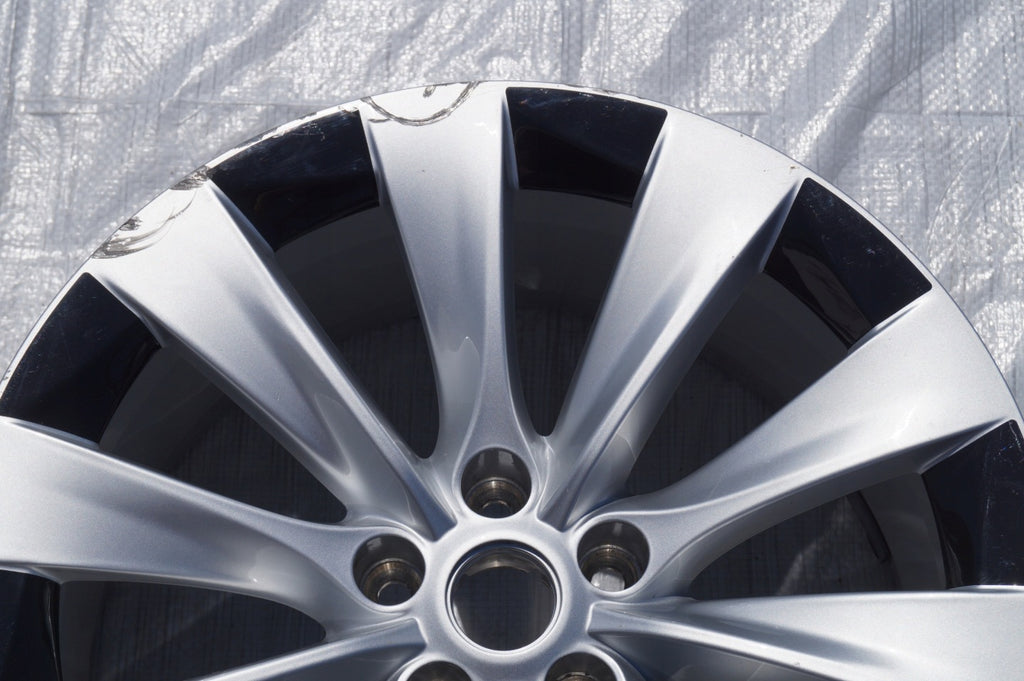 1x Alufelge 20 Zoll 10.0" 5x120 35ET Silber 1027225-00-B Tesla Model X Rim Wheel FEL7312587332zp