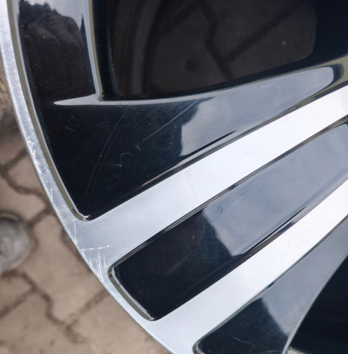 1x Alufelge 19 Zoll 8.5" 5x112 47 5ET Glanz Graphit Mercedes-Benz Eqe Eqc Mg FEL7502024449wx