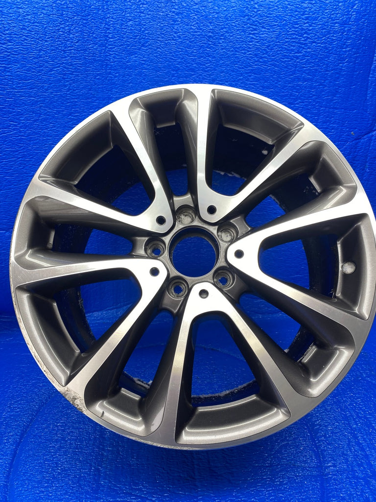 1x Alufelge 18 Zoll 9.0" 5x112 53ET Matt Silber A2134010400 Mercedes-Benz