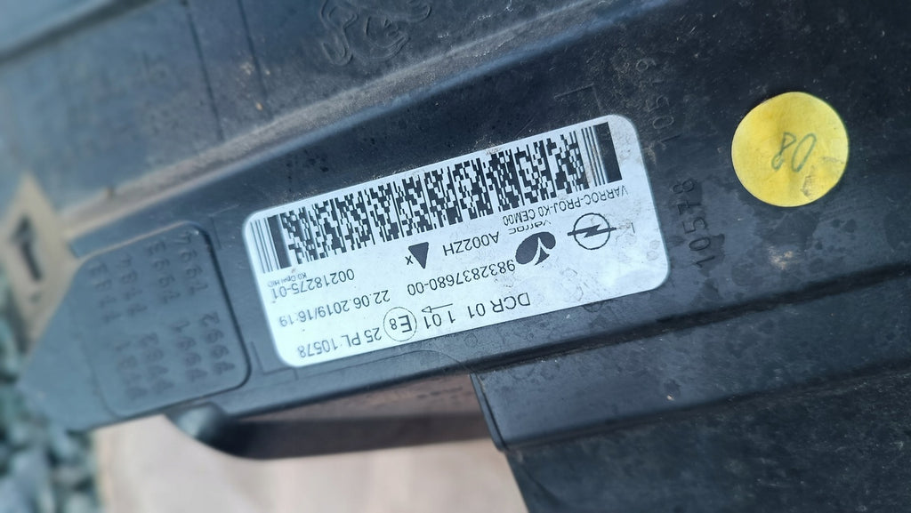 Frontscheinwerfer Opel Zafira Vivaro 9832836480-00 Xenon Rechts Headlight