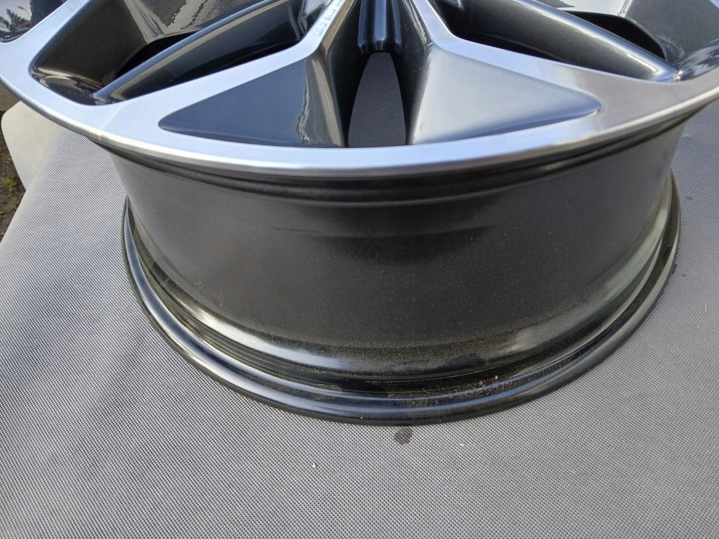 1x Alufelge 18 Zoll 8.0" 5x108 55ET Matt Schwarz JX7C-S1 Ford Focus Rim Wheel FEL4847949575rb