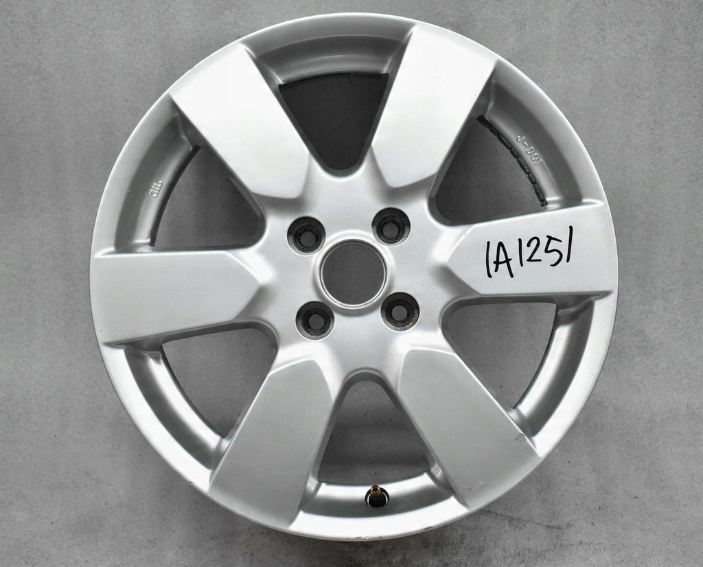 1x Alufelge 16 Zoll 6.0" 4x100 55ET Glanz Grau BG16A Nissan Micra K12 Rim Wheel