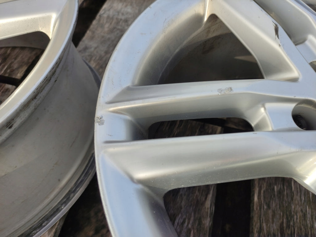 4x Alufelge 18 Zoll 8.0" 5x112 39ET Glanz Silber 4G0601025BL Audi A6 C7 FEL3113793334fm