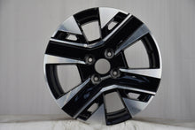 Load image into Gallery viewer, 1x Alufelge 16 Zoll 6.5" 4x108 38ET Glanz Schwarz 9851282880 Peugeot Rim Wheel FEL1050669264cj