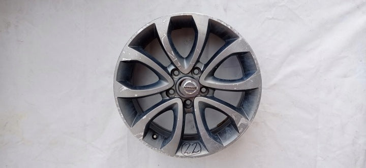 1x Alufelge 17 Zoll 7.0" 5x114.3 47ET Glanz Grau Nissan Juke F15 Rim Wheel FEL8508318752mp